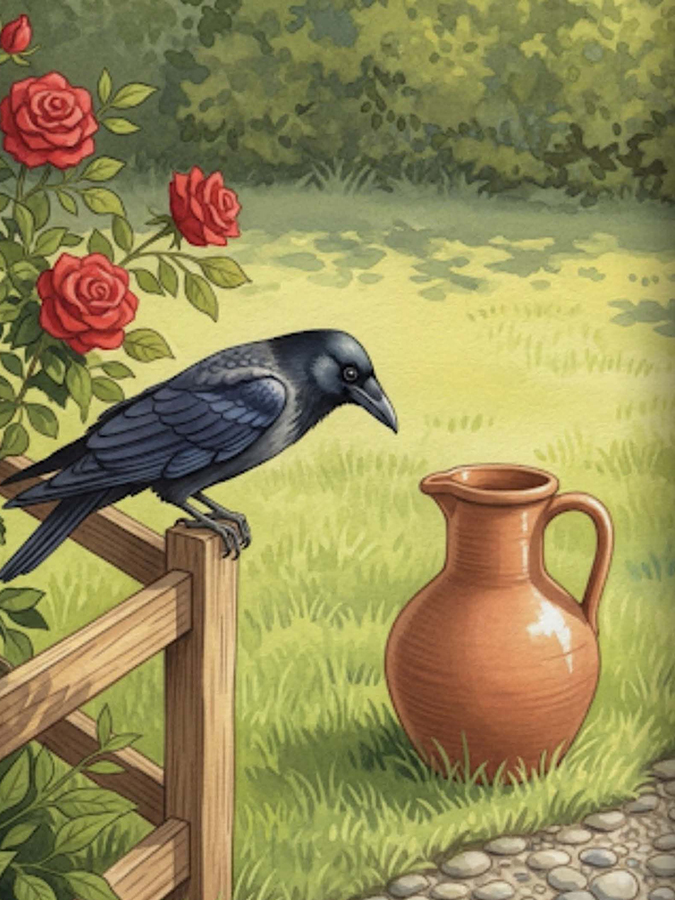 Crow finds a pitcher