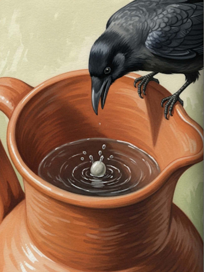 Water level rising in the pitcher